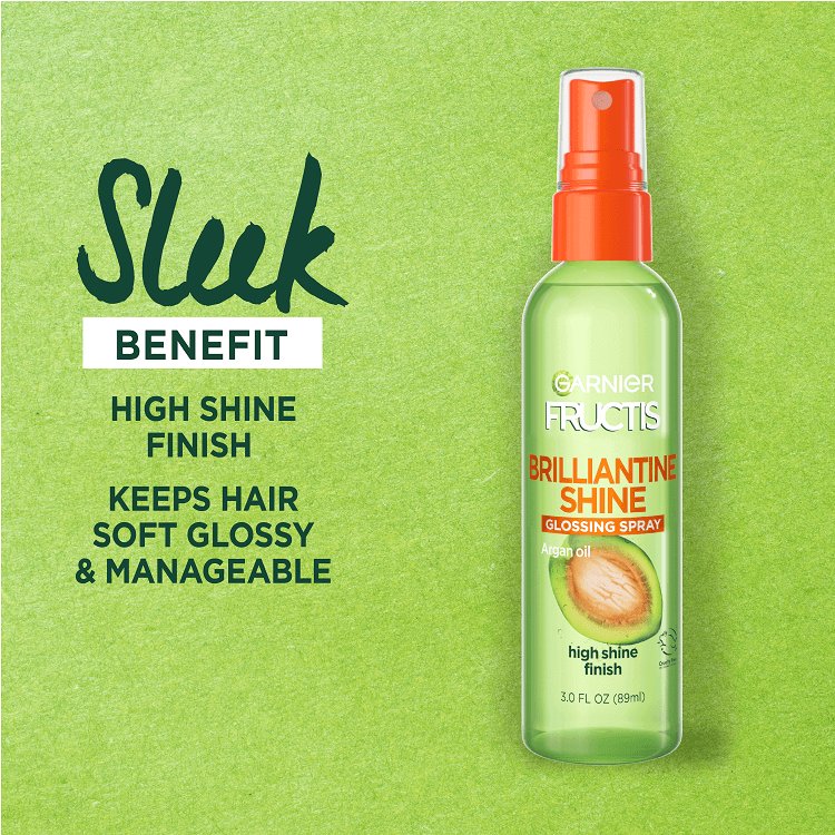 Benefits of Garnier Brilliantine Shine Glossing Hair Spray
